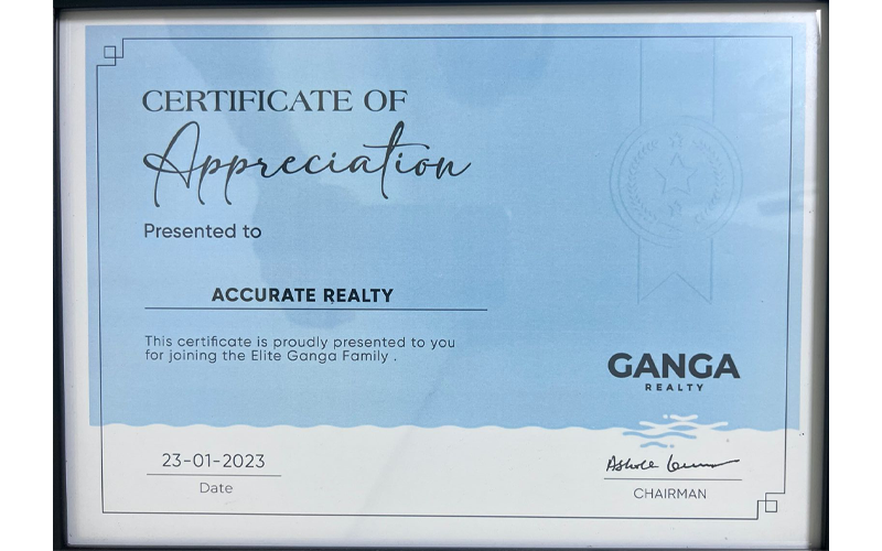 Ganga Realty Award