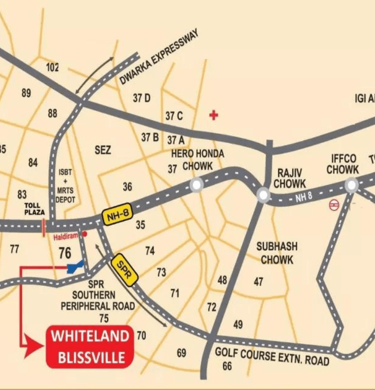 Whiteland Blissville Sector 76 Gurgaon