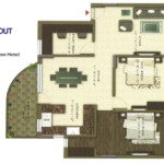Floor Plan Pareena Coban Residencies Sector 99A, Gurgaon