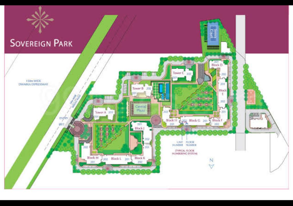 Vatika Sovereign Park Master Plan