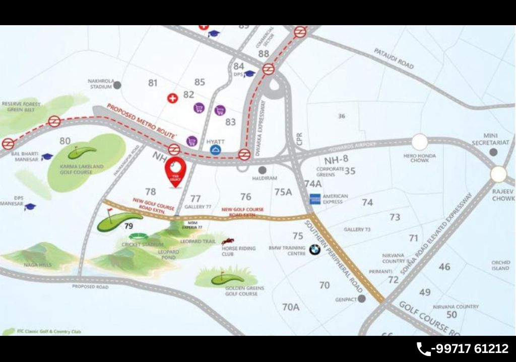 Select Premia Location Map
