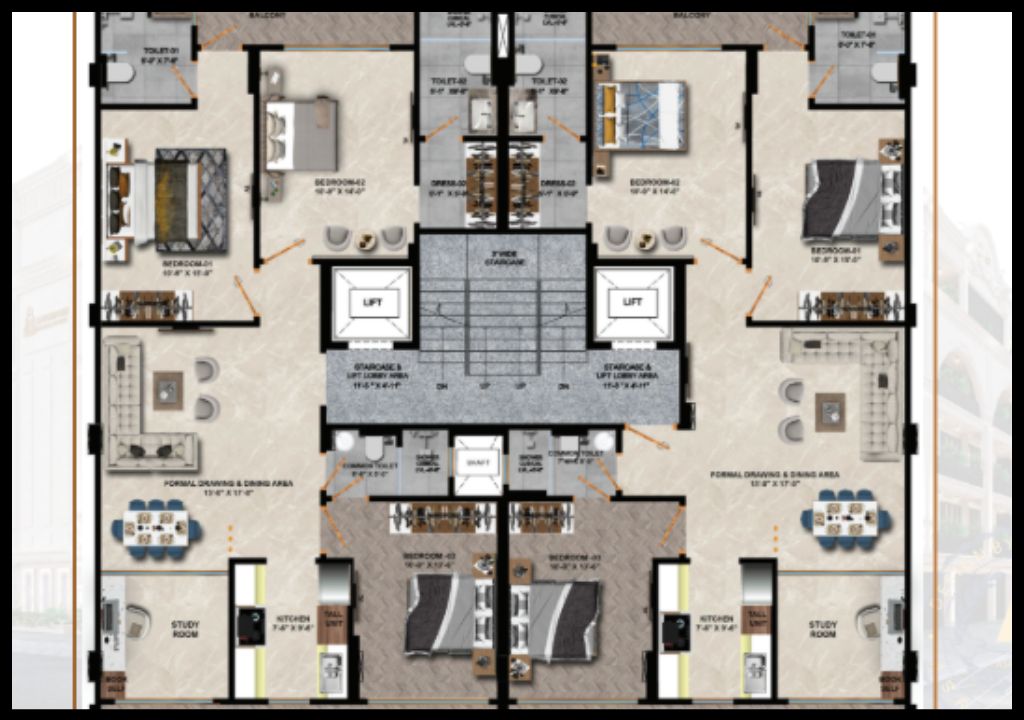 Laburnum Victory Floors 63A Floor Plan 