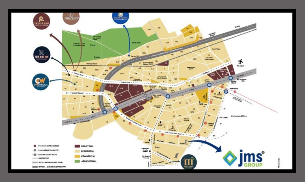 JMS Prime Land Location Map 