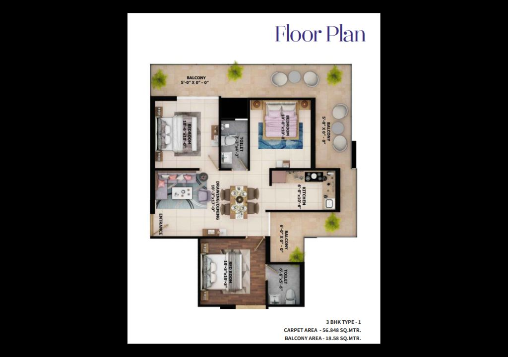 Adore Prosperity Homes Floor Plan