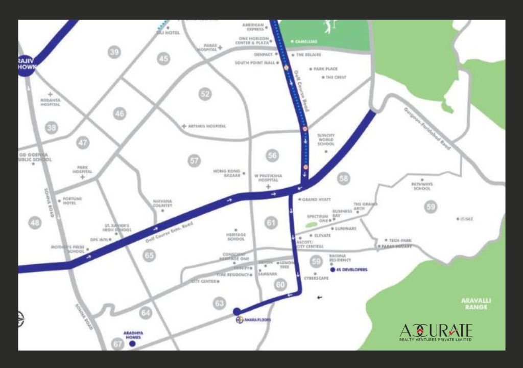 amara floor location map