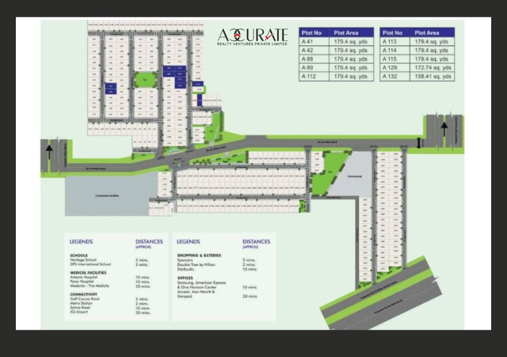 amara floor site plan 