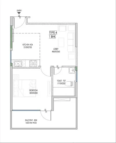 Floor Plan of MVN Athens Sohna