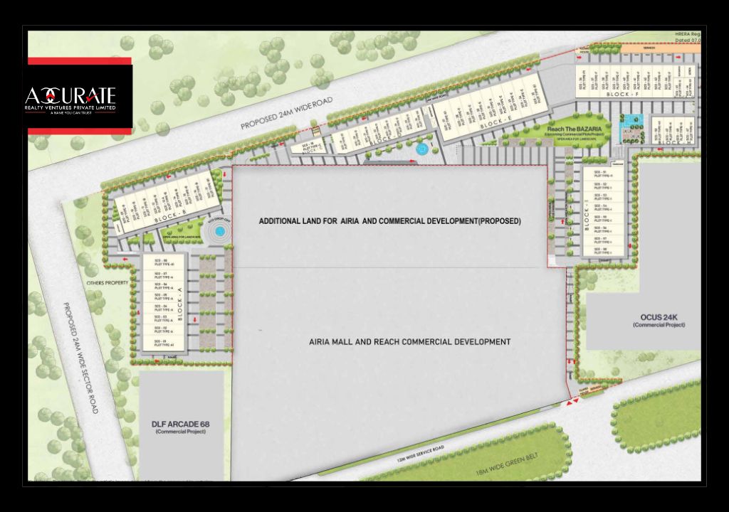 Reach The Bazaria Site Plan 